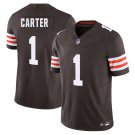 Cleveland Browns 1 Abdul Carter Brown Stitched Jersey