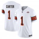 Cleveland Browns 1 Abdul Carter White 1946 Stitched Jersey