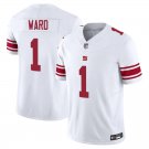 New York Giants 1 Cam Ward White Stitched Jersey
