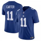 New York Giants 11 Abdul Carter Blue Stitched Jersey