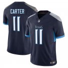 Tennessee Titans 11 Abdul Carter Navy Stitched Jersey