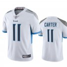 Tennessee Titans 11 Abdul Carter White Stitched Jersey