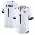 Jacksonville Jaguars 1 Armand Membou White Stitched Jersey