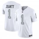 Las-Vegas Raiders 1 Ashton Jeanty White Rush Stitched Jersey