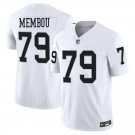 Las-Vegas Raiders 79 Armand Membou White Stitched Jersey