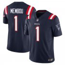 New England Patriots 1 Armand Membou Navy Stitched Jersey