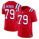 New England Patriots 79 Armand Membou Red Stitched Jersey