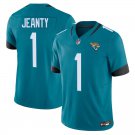 Jacksonville Jaguars 1 Ashton Jeanty Teal Stitched Jersey