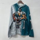 Philadelphia Eagles lightweight hoodie Animated graphics