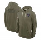 Buffalo Bills 2025 Salute to Service Sideline Standard Hoodie - Olive