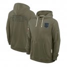 Carolina Panthers 2025 Salute to Service Sideline Standard Hoodie - Olive