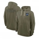 Detroit Lions 2025 Salute to Service Sideline Standard Hoodie - Olive