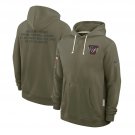 Houston Texans 2025 Salute to Service Sideline Standard Hoodie - Olive