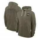 Jacksonville Jaguars 2025 Salute to Service Sideline Standard Hoodie - Olive