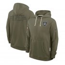 Las-Vegas Raiders 2025 Salute to Service Sideline Standard Hoodie - Olive