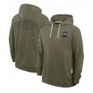 Los Angeles Chargers 2025 Salute to Service Sideline Standard Hoodie - Olive