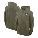 Los Angeles Rams 2025 Salute to Service Sideline Standard Hoodie - Olive
