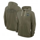 Seattle Seahawks 2025 Salute to Service Sideline Standard Hoodie - Olive