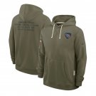 Tennessee Titans 2025 Salute to Service Sideline Standard Hoodie - Olive