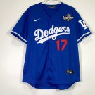 Men's Shohei Ohtani #17 Embroidered Jersey Blue