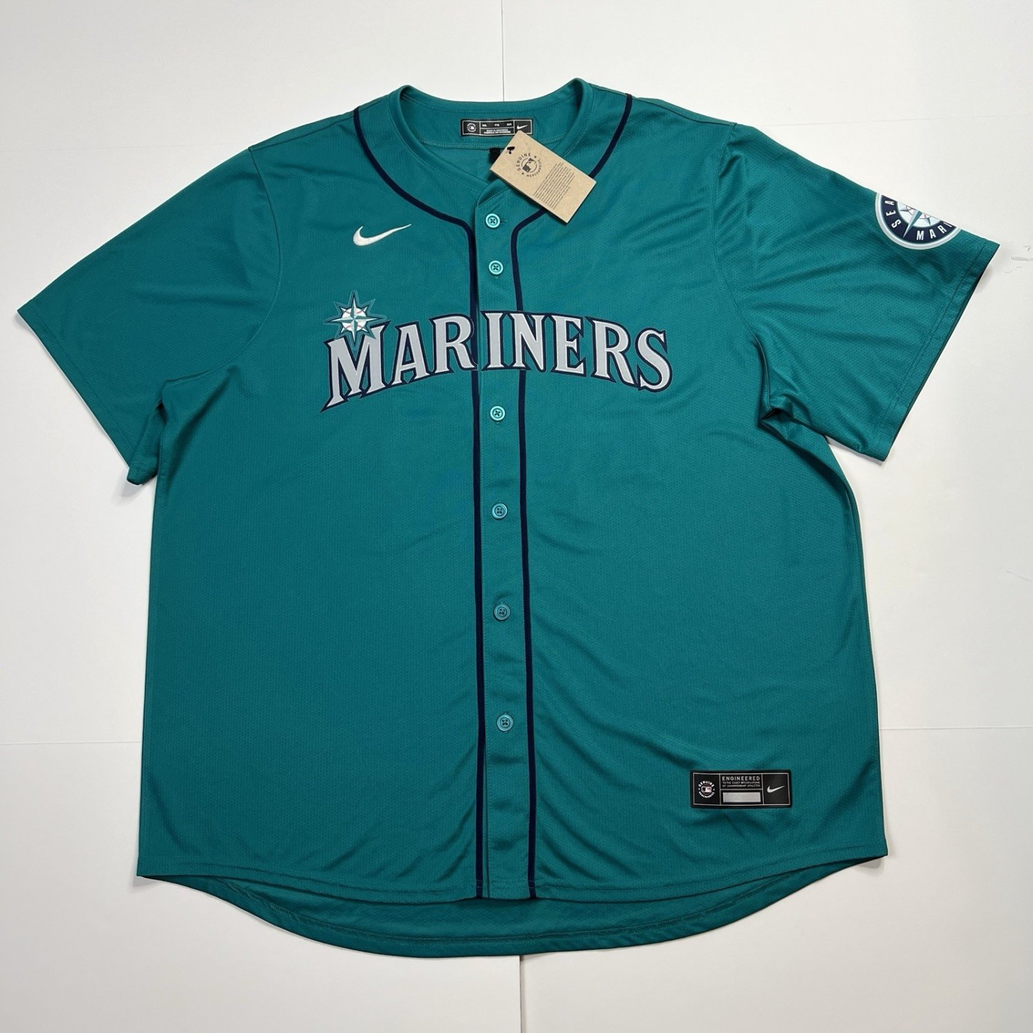 Mens Seattle Mariners Julio Rodriguez #44 Jersey Teal