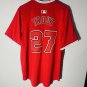 Men's Size M - Mike Trout #27 Los Angeles Angels Jersey Red Majestic CoolBase