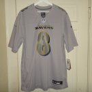 Men's Lamar Jackson #8 Baltimore Ravens  Gray Atmosphere Jersey