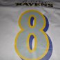 Men's Lamar Jackson #8 Baltimore Ravens  Gray Atmosphere Jersey