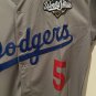 Men's Los Angeles Dodgers Freddie Freeman Grey World Series Jersey