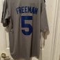Men's Los Angeles Dodgers Freddie Freeman Grey World Series Jersey