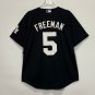 Freddie Freeman #5 Baseball Embroidered Jersey Black