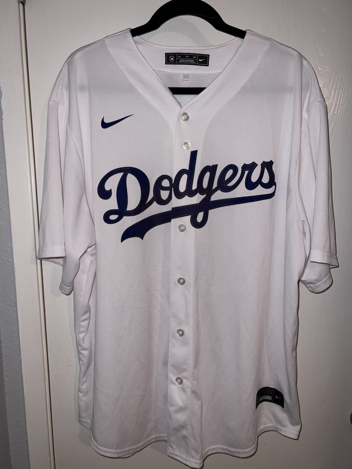Authentic Los Angeles Dodgers White Mookie Betts #50 Jersey