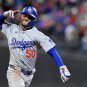 Authentic Los Angeles Dodgers Mookie Betts #50 Gray Jersey