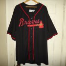 Atlanta Braves Fanatics Men's Short Sleeve Button-Up Jersey