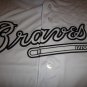 Atlanta Braves Fanatics Men's Big & Tall White Short Sleeve Button-Up Jersey
