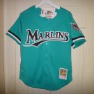 Andre Dawson 1995 Florida Marlins Mitchell & Ness Men's Button Front BP Jersey