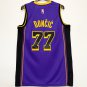Luka Don&Auml;�i&Auml;� #77 Lakers Stitched Jersey Purple
