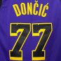 Luka Don&Auml;�i&Auml;� #77 Lakers Stitched Jersey Purple