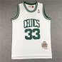 Vintage Larry Bird 1985-86 Stitched Jersey Retro Green/White /Black