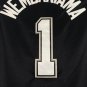 Victor Wembanyama #1 Black Embroidered Jersey