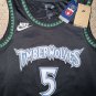 NBA Anthony Edwards Timberwolves Classic Edition Swingman Jersey Black