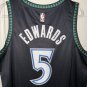 NBA Anthony Edwards Timberwolves Classic Edition Swingman Jersey Black