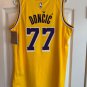 Luka Don&Auml;�i&Auml;� #77 Los Angeles Lakers Jersey Heat Pressed Graphics