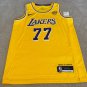 Luka Don&Auml;�i&Auml;� #77 Los Angeles Lakers Jersey Heat Pressed Graphics