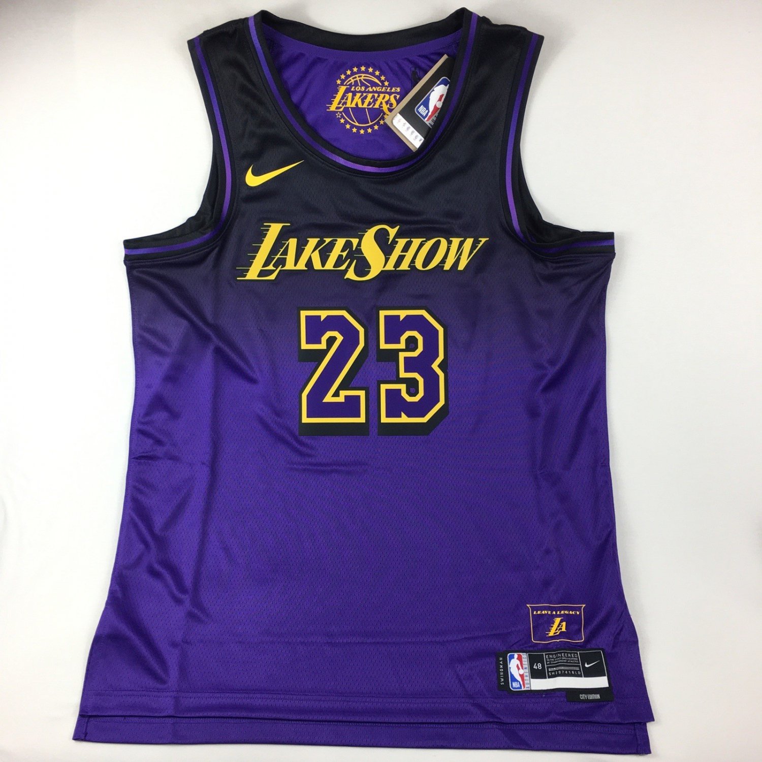 Men's Lebron James LA Lakers City Edition Jersey