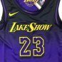 Men's Lebron James LA Lakers City Edition Jersey