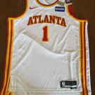 Jalen Johnson NEW White 2026 Atlanta Hawks Swingman Authentic Jersey