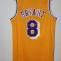 gold 1996-97 Los Angeles Lakers Kobe Bryant (8) stitched Mitchell & Ness jersey
