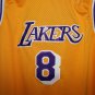 gold 1996-97 Los Angeles Lakers Kobe Bryant (8) stitched Mitchell & Ness jersey