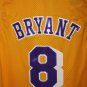 gold 1996-97 Los Angeles Lakers Kobe Bryant (8) stitched Mitchell & Ness jersey